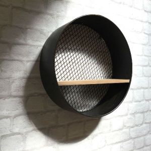 Circular Metal Wall Shelf