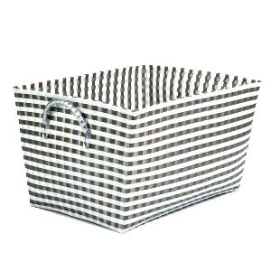 Plastic White Laundry Basket