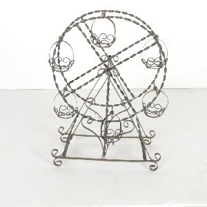 Metal Ferris Wheel Storage Bin