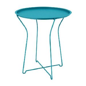 Metal Tray Side Table