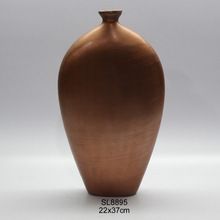 Cast Aluminium Vase Copper Finish