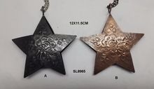Decorative iron embossed stars