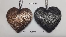Handmade metal hearts
