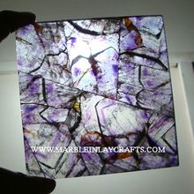 Natural Gemstone Amethyst Tile