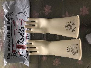 KWALITY SEAMLESS ELECTRICAL INSULATED RUBBER HAND GLOVES