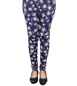 Thea blue printed leggings