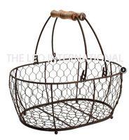 metal wire fancy colour basket