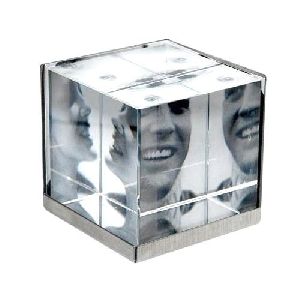 Crystal Cube Photo Frame