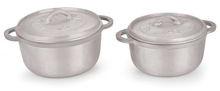 ALUMINIUM ROUND HANDLE COOKING POT