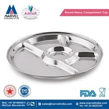 Round Heavy Compartment Tray