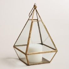 BRASS PYRAMID MINIATURE LANTERN