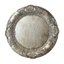 EMBOSSED ROUND WEDDING CHARGER PLATES