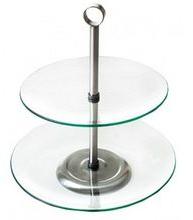 GLASS CAKE STAND