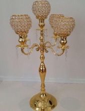 GOLD WEDDING TABLE CANDELABRA