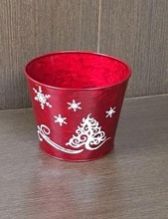 METAL GALVANIZED CHRISTMAS BUCKET