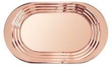 OVAL SHAPE PURE COPPER TRAY