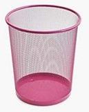 ROSE GOLD GARBAGE MESH TRASH CAN