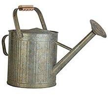 RUSTIC STYLE GALVANIZED WATERING CAN