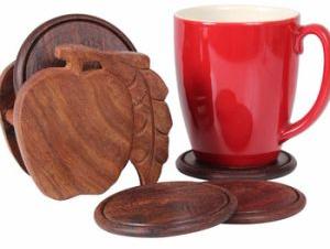 Wooden Coasters Set