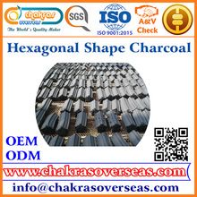 Hexagonal Charcoal Briquettes