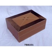 Leather Wooden Jewelry Box