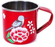 flower coffee mug