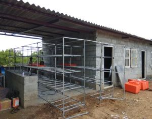 Hydroponic Green Fodder Machine Set Up