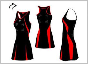 Black Dress Netball