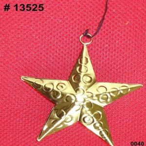 Metal Christmas hanging star shape