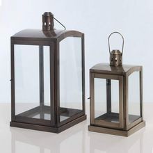 Metal outdoor lantern