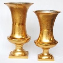 Antique gold vases