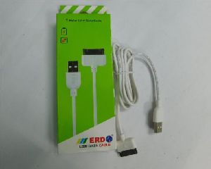 Iphone 4 2.4A White Data Cable