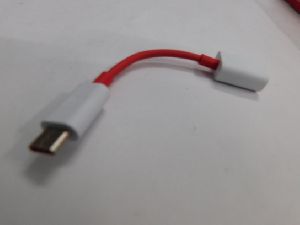 Type-C OTG Red and White Data Cable