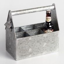 Galvanized Beer Caddy Bucket