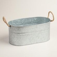 Galvanized Oval Shape Bucket