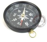 ANTIQUE ALUMINIUM POCKET COMPASS