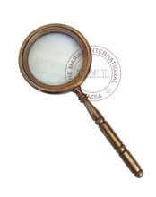 Antique Brass Magnifying Glass