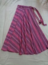 cotton stripes long skirts