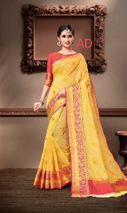 Cotton Jari Butta Saree