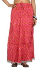 Cotton Cambric Gypsy Beach Wear Women Skirt