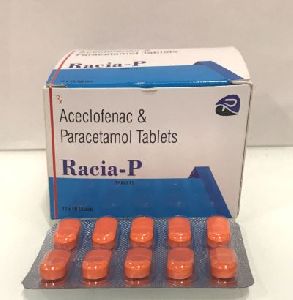 Aceclofenac 100 + paracetamol tablets 325 mg Tablet