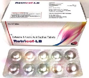 Cefixime 200 mg+lactic Acid Tablet