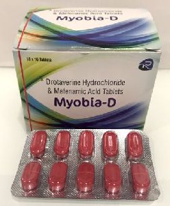 Drotaverine HCL 80mg. + mefenamic acid 250mg Tablets