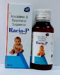 Paracetamol 125mg+Aceclofenac 50mg/5ml Syrup