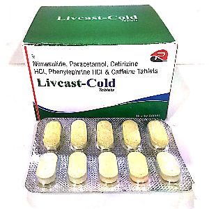 Paracetamol 325 mg + phenylephrine 15 mg + cpm 2 mg Tablets