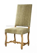 Freija French Country Gray Silk Dining Chair