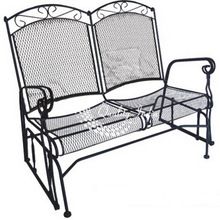 Metallic Two Seater With Arm Rest Sofa Garden Chair