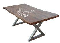 Wooden Dining Table Live Edge