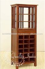 Wooden Wine Bottle Holder Cupboard