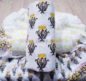 Jaipuri Cotton Unstitched Suit 25